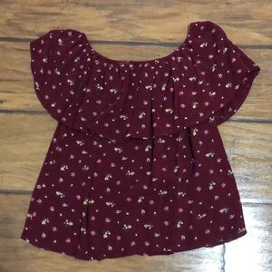 Off the shoulder shirt